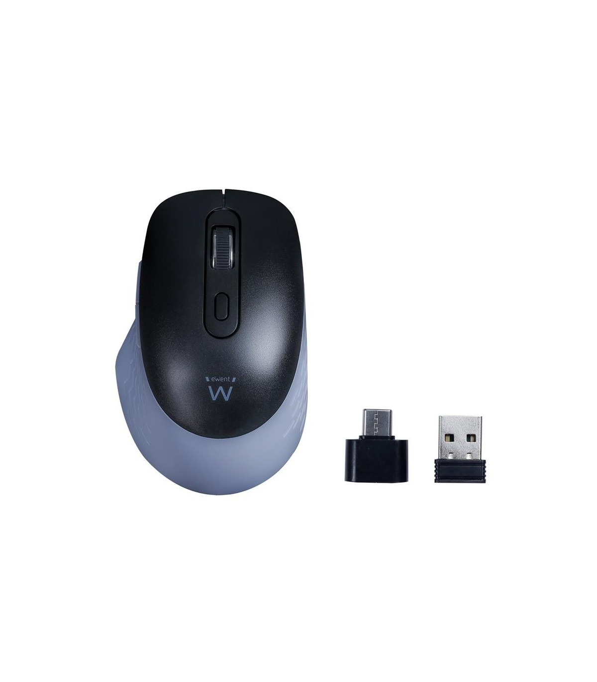 Raton inalambrico ewent ew3243 negro - gris