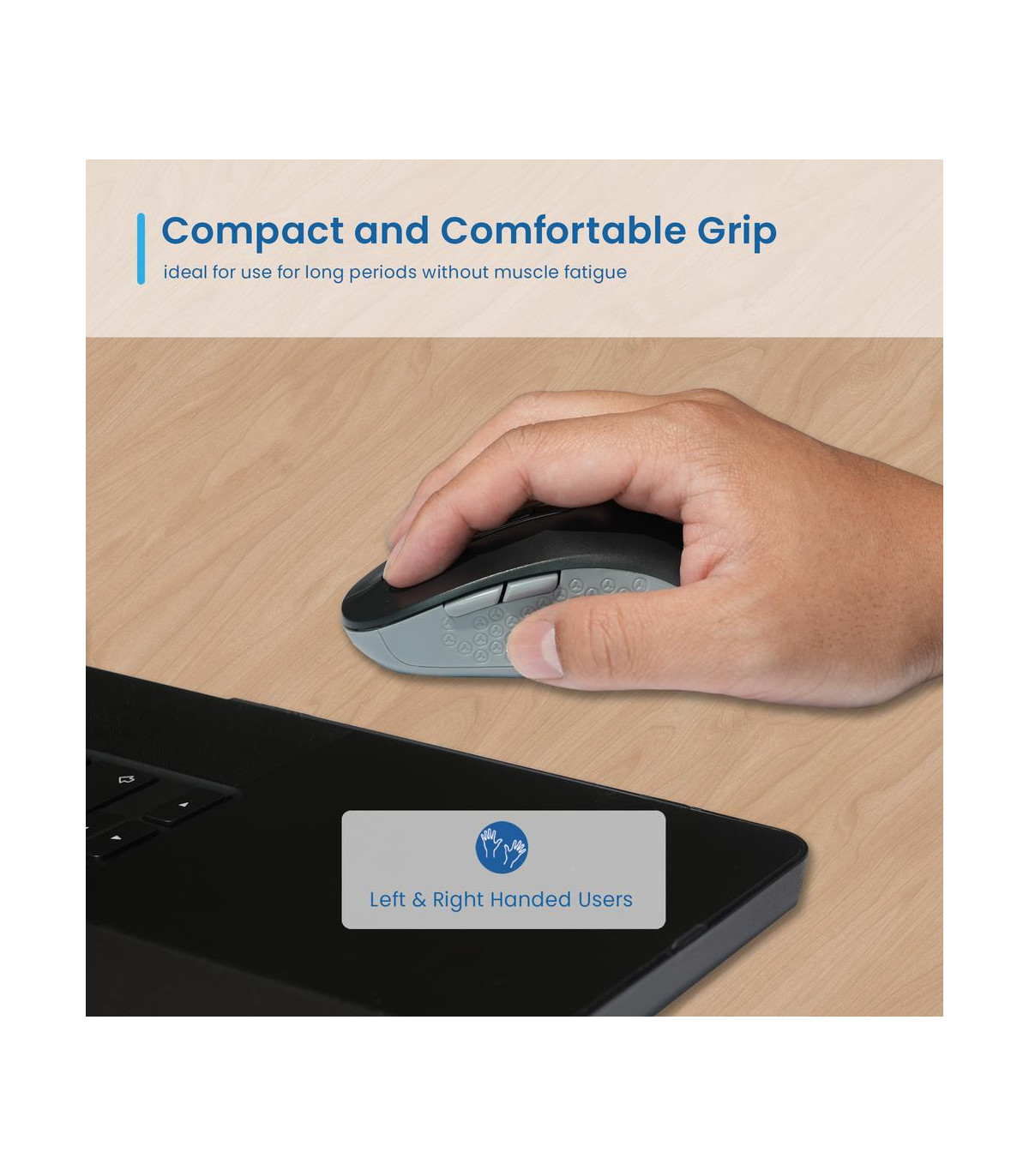 Raton inalambrico ewent ew3204 negro