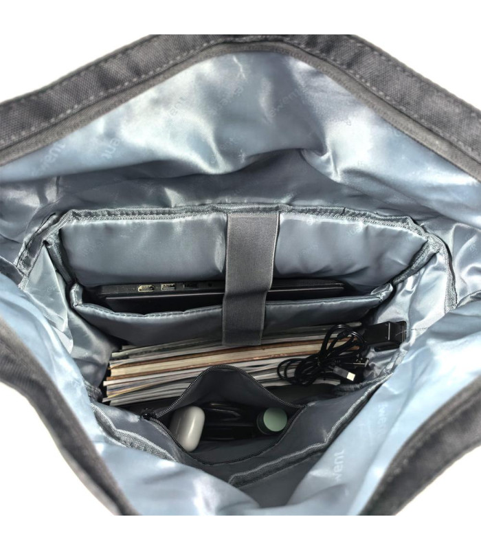 Mochila unisex ewent trendy roll para portatil 17.3 pulgadas negra