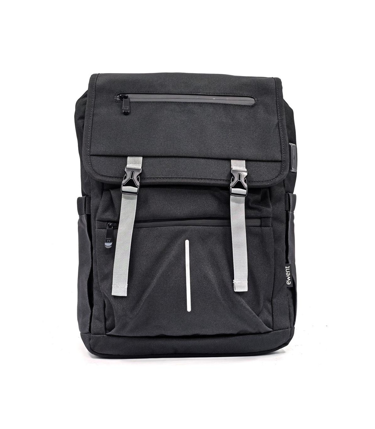 Mochila unisex ewent vintage para portatil 16.1 pulgadas negra