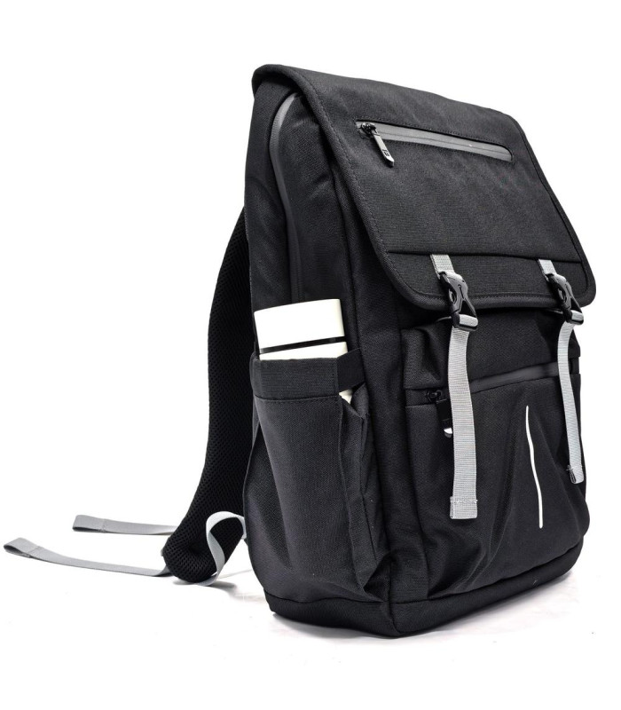 Mochila unisex ewent vintage para portatil 16.1 pulgadas negra