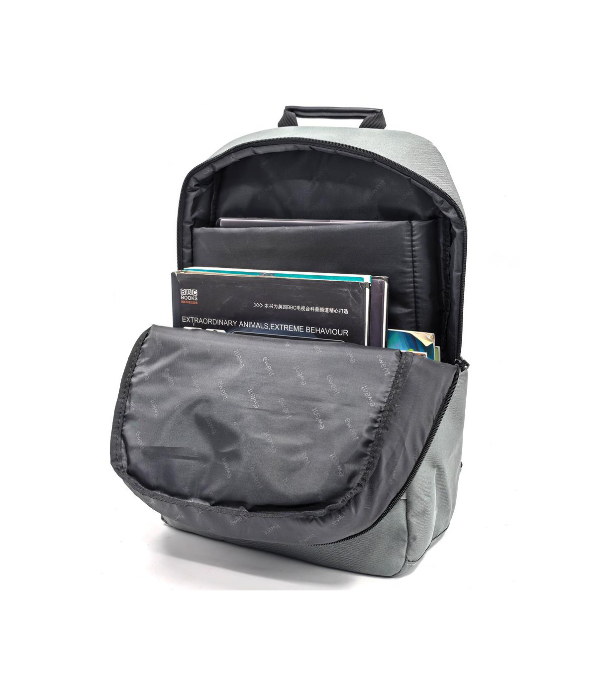 Mochila unisex ewent urban business para portatil 16.1 pulgadas gris