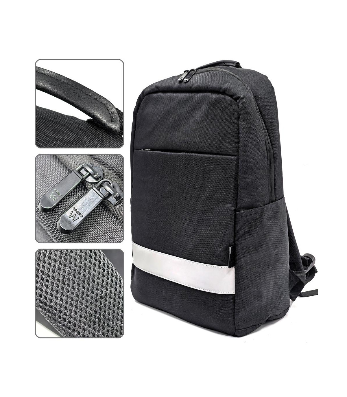Mochila unisex ewent urban business para portatil 16.1 pulgadas negra