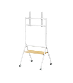 Soporte suelo con ruedas ewent vesa hasta 86 pulgadas 600x400mm max 80kg