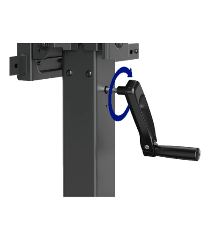 Soporte suelo con ruedas ewent vesa hasta 100 pulgadas 1000x600mm max 120kg