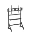 Soporte suelo con ruedas ewent vesa hasta 100 pulgadas 1000x600mm max 120kg