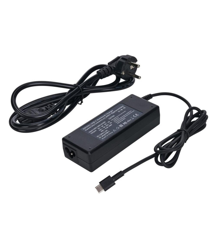 Cargador ewent ew3982 para portatil 90w usb tipo c