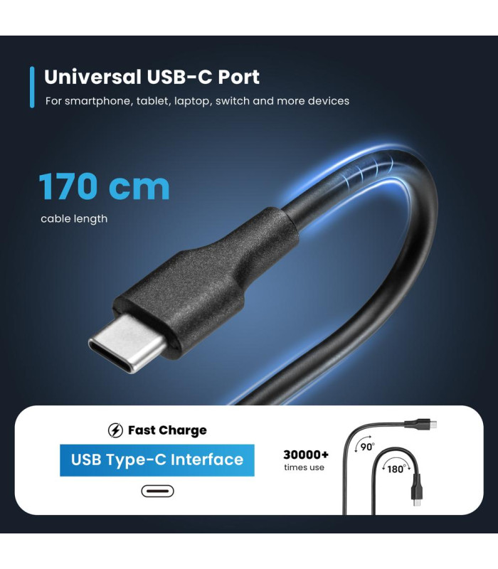 Cargador ewent ew3982 para portatil 90w usb tipo c