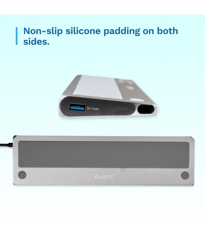 Docking station ewent ew1150 usb tipo c 12 en 1