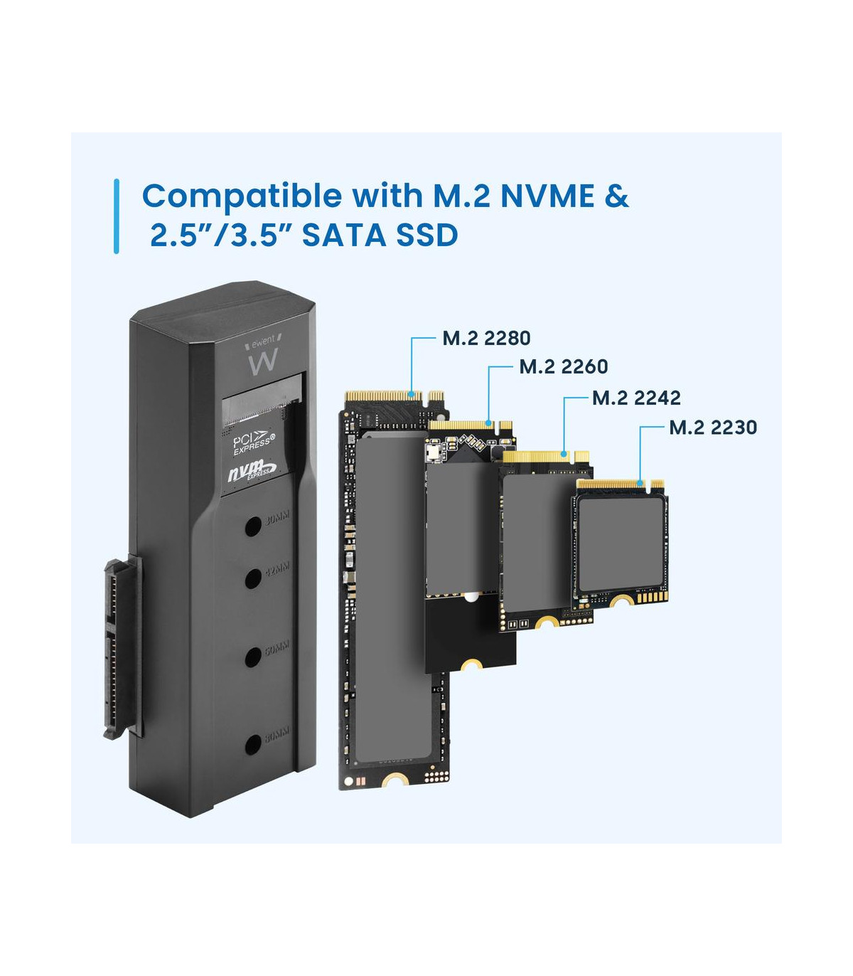 Duplicador clonador discos duros ewent ew7065