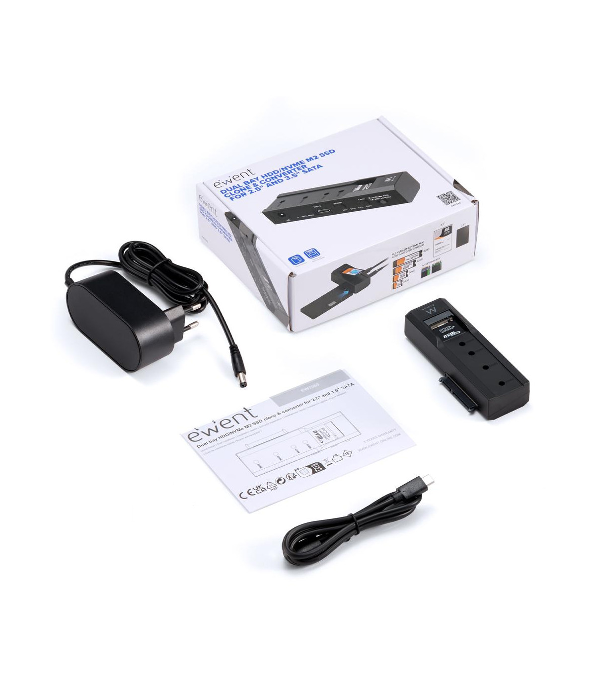 Duplicador clonador discos duros ewent ew7065