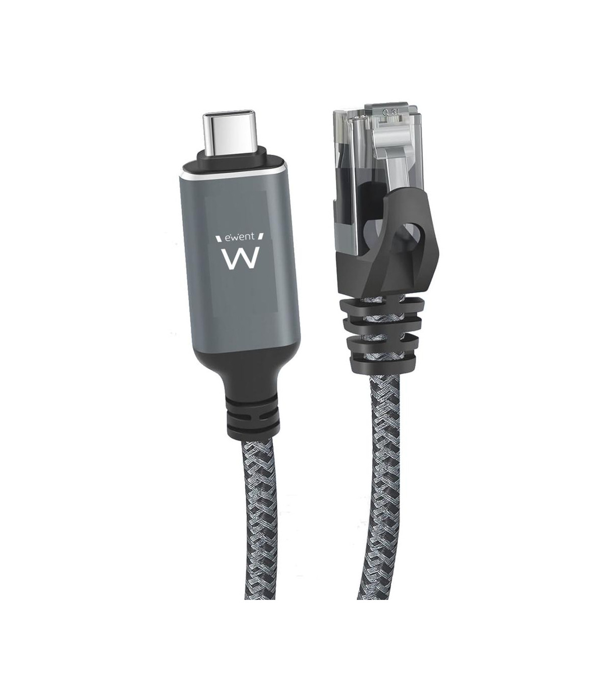 Cable red ewent latiguillo rj45 a usb tipo c ftp cat6 1.5m