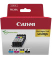 Multipack tinta canon cli - 581 bk - c - m - y