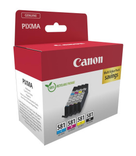 Multipack tinta canon cli - 581 bk - c - m - y