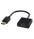 Cable displayport a hdmi ewent 0.15m -  macho - hembra -  negro