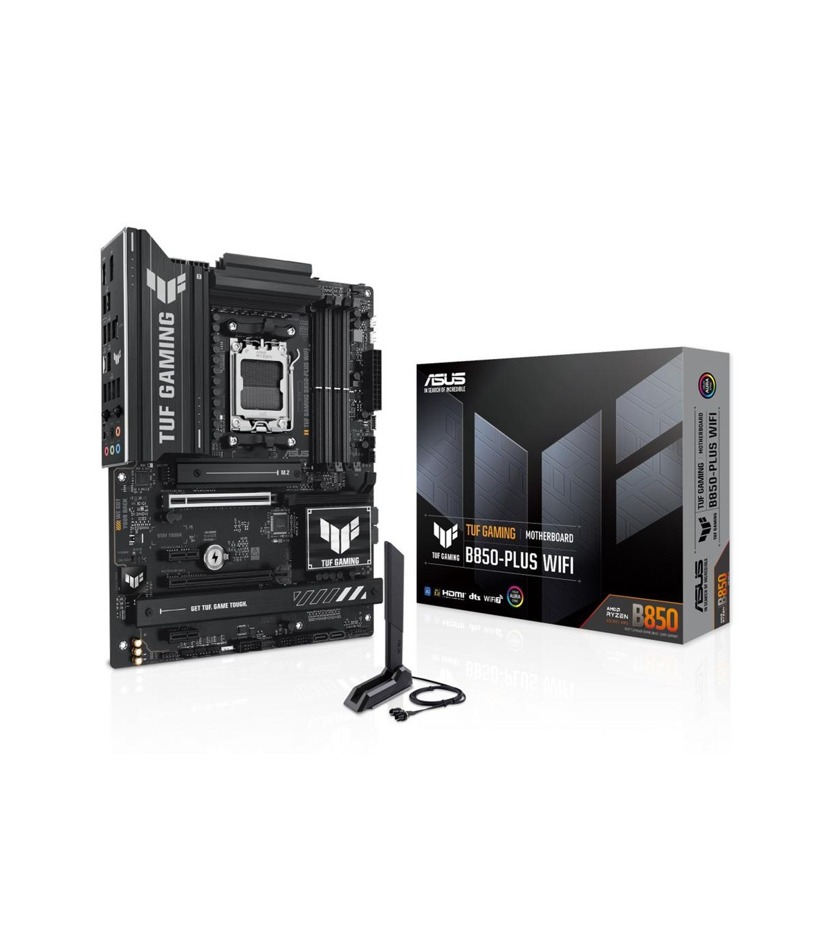 Placa base asus amd tuf gaming b850 - plus wifi atx -  4x ddr5 -  4x sata3