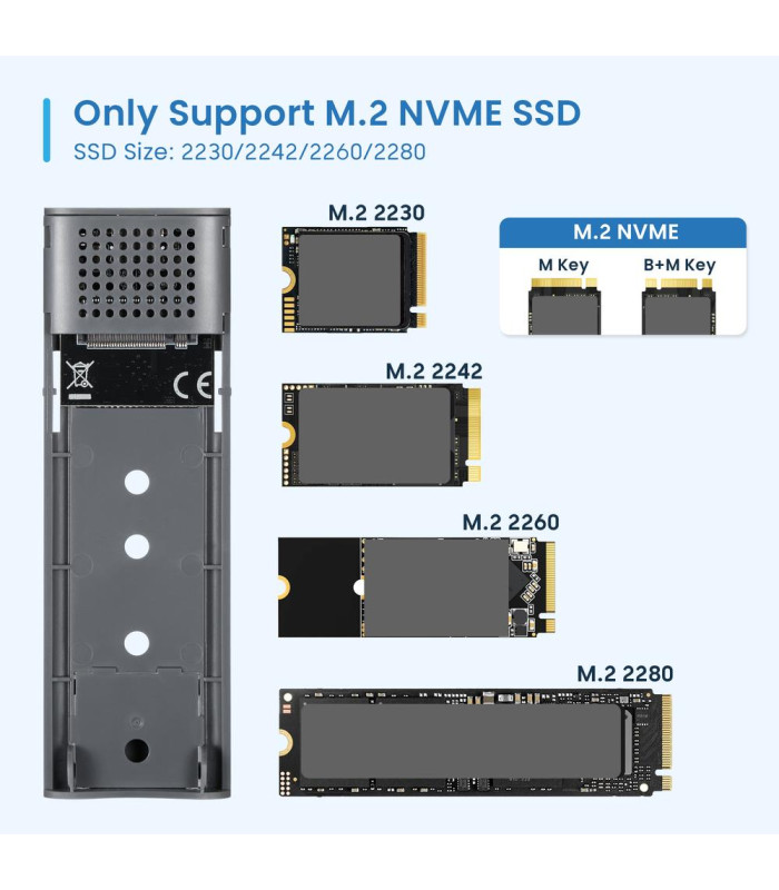 Carcasa ewent ew7060 para ssd m.2 - usb tipo c