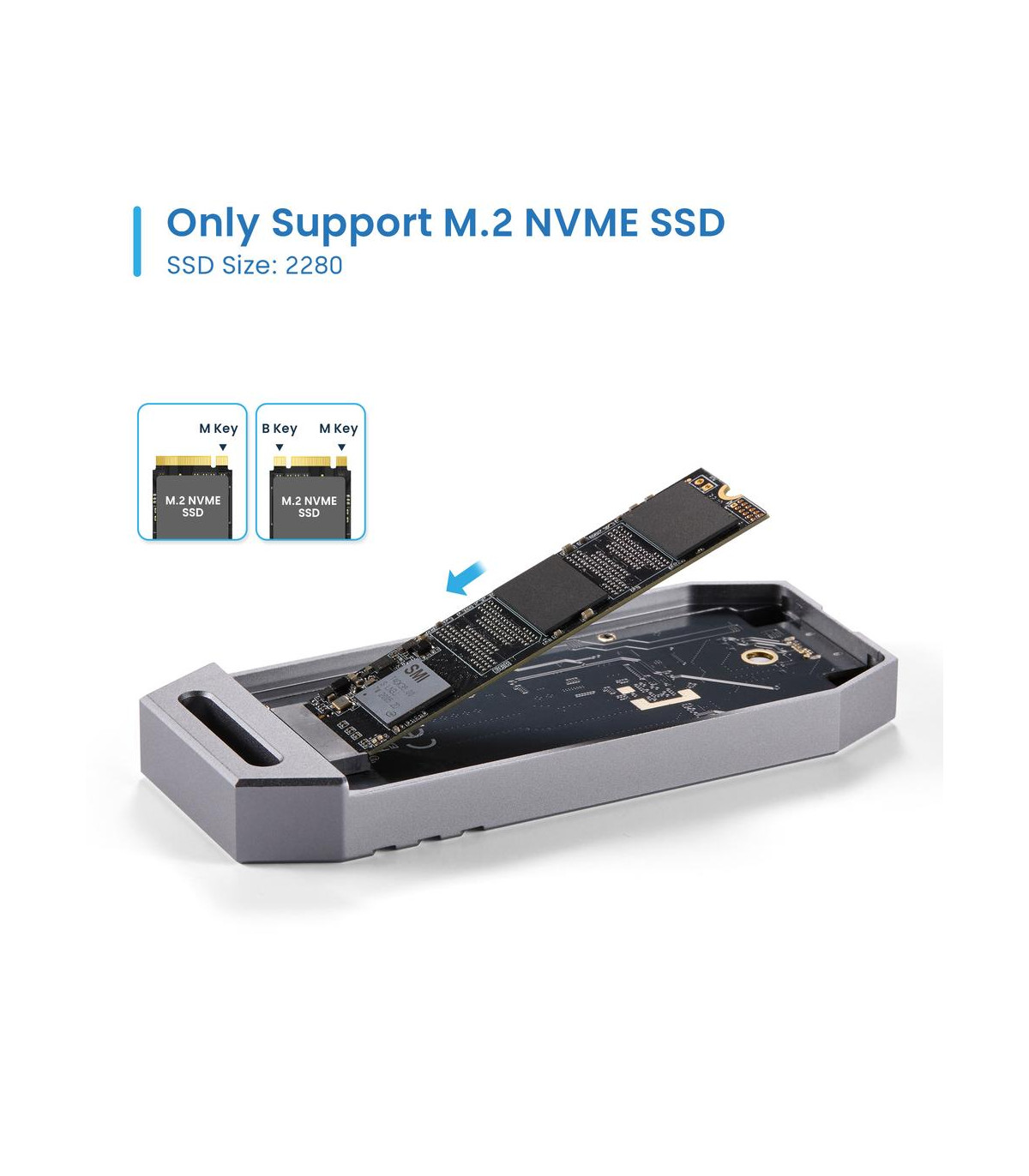 Carcasa ewent ew7062 para ssd m.2 - usb tipo c