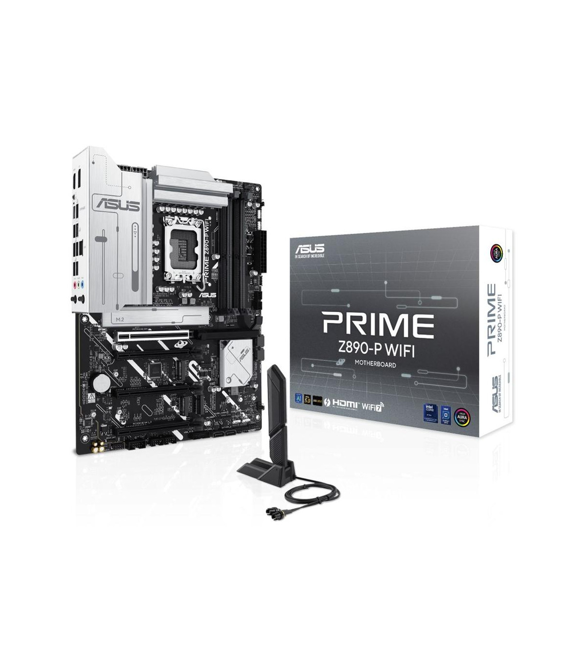 Placa base asus prime z890 - p wifi lga 1851 -  4x ddr5 -  4x sata3