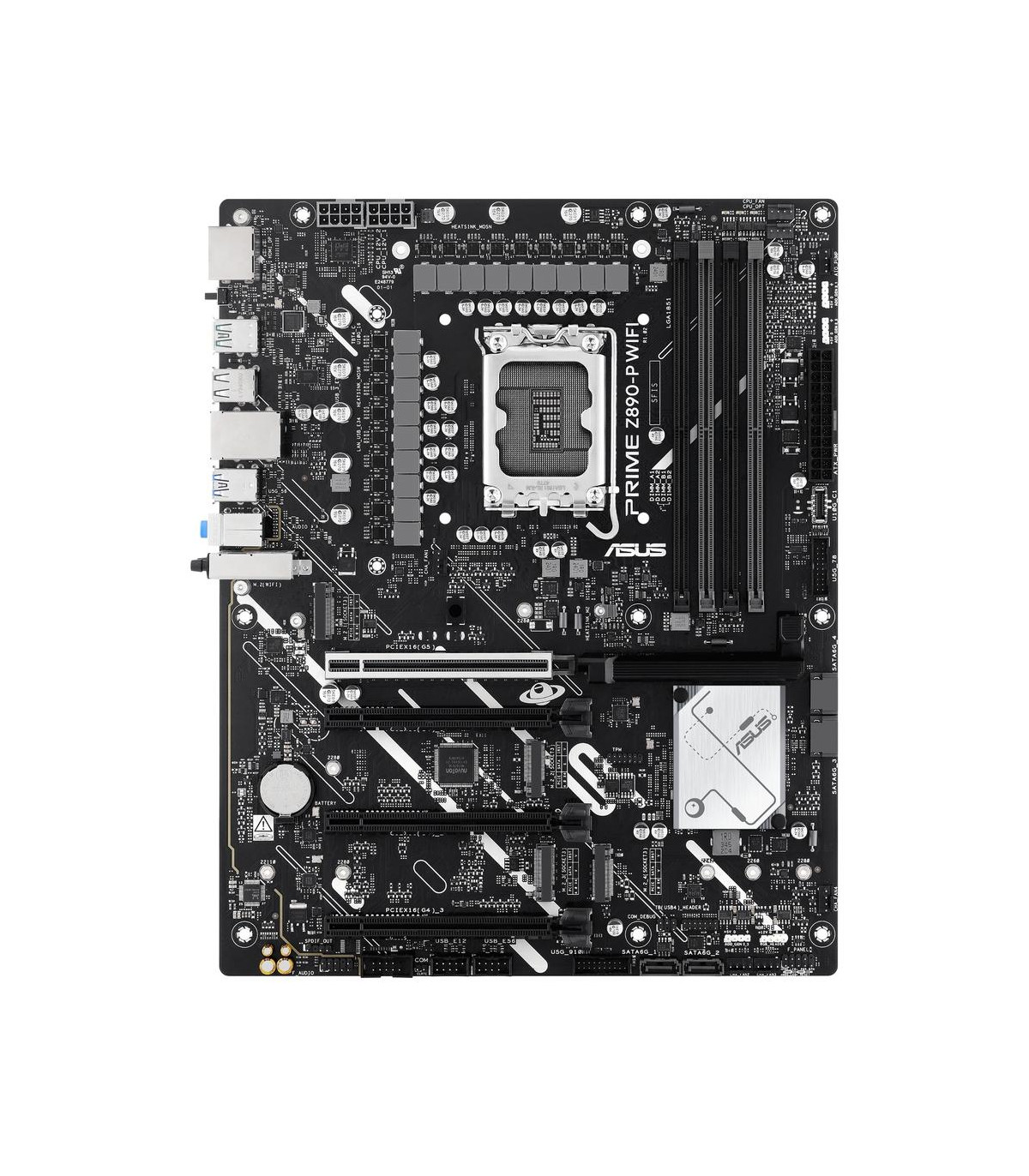 Placa base asus prime z890 - p wifi lga 1851 -  4x ddr5 -  4x sata3