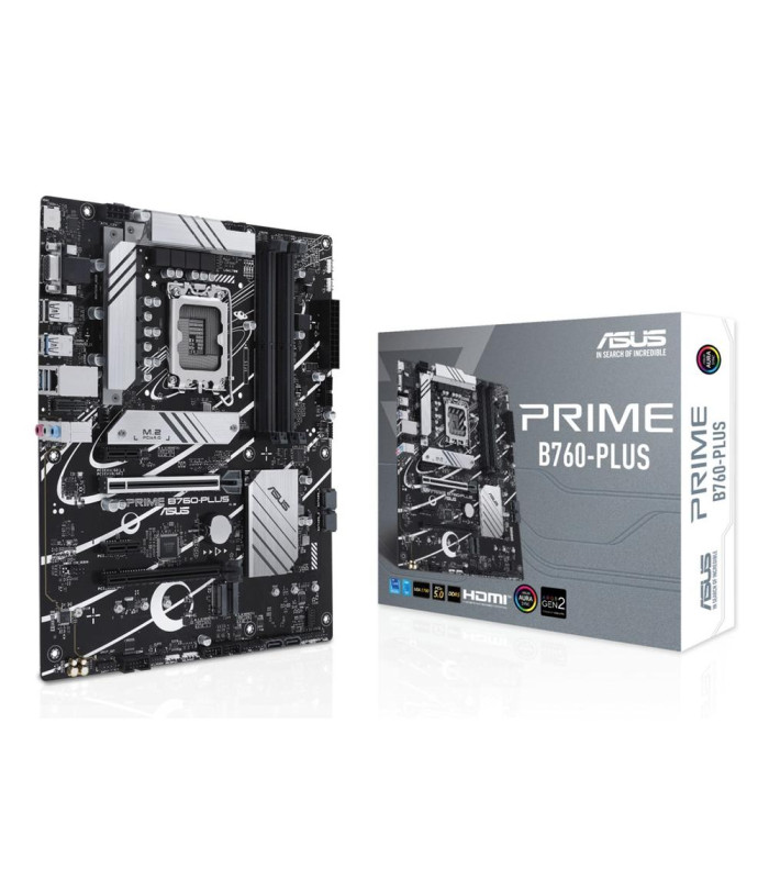 Placa base asus prime b760 - plus atx -  4x ddr5 -  4x sata3