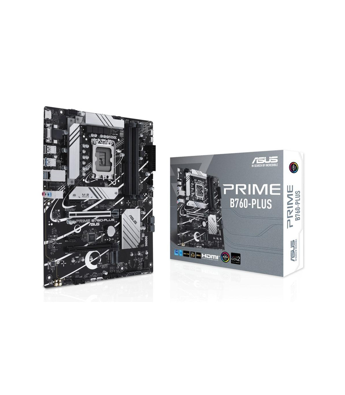 Placa base asus prime b760 - plus atx -  4x ddr5 -  4x sata3
