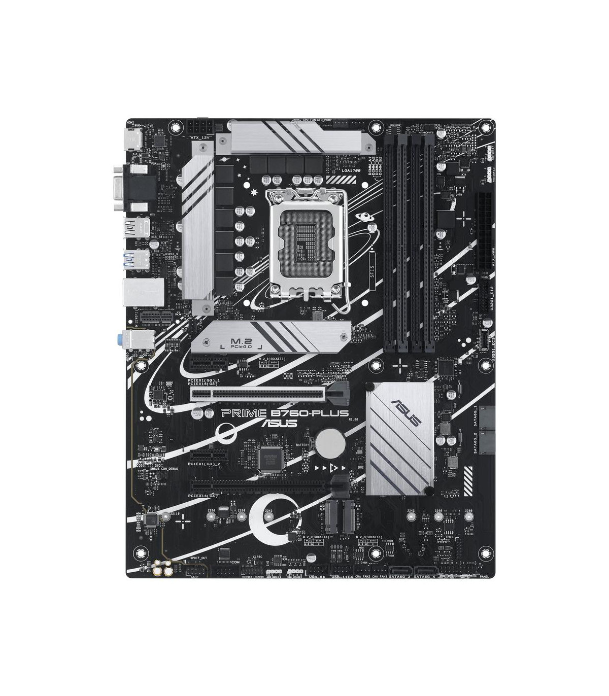 Placa base asus prime b760 - plus atx -  4x ddr5 -  4x sata3