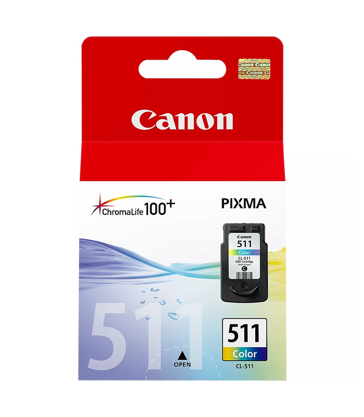 Cartucho tinta canon cl 511 tricolor 9ml mp240 -  250 -  260 -  270 mp 480 -  490 mx 320 -  330