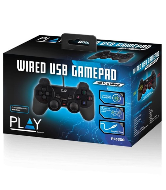 Mando gamepad ewent pl3330 usb para pc