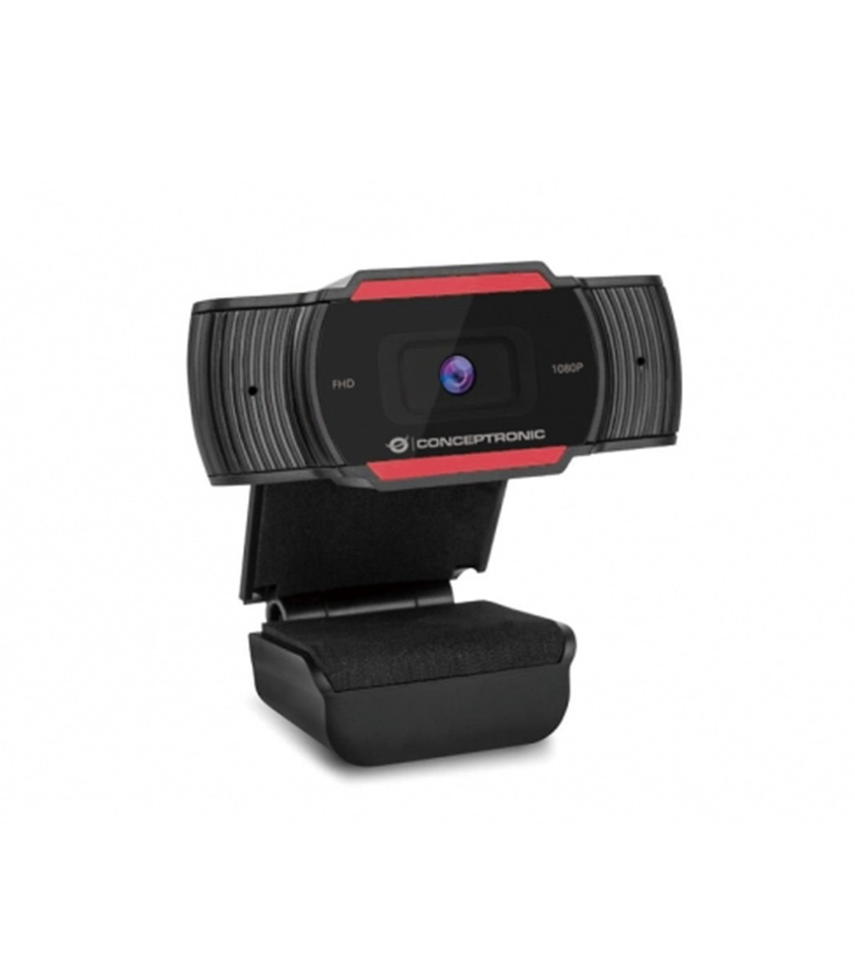 Webcam fhd conceptronic amdis04r - 1080p -  usb - 30 fps - angulo vision 65º - foco fijo - microfono integrado