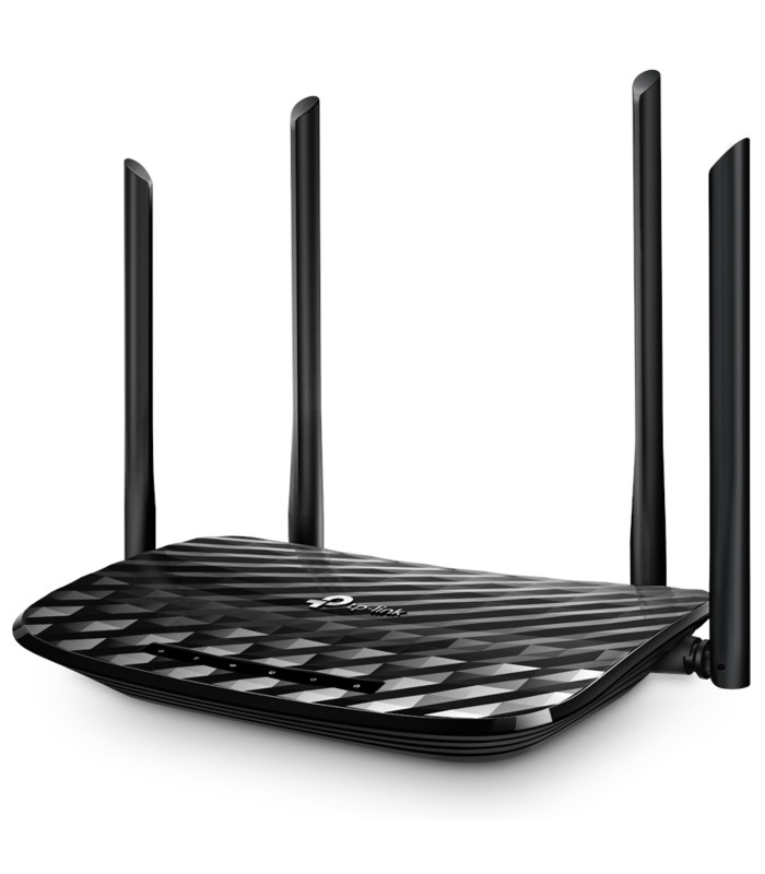 Router wifi archer c6 ac1200 dual band 300mb en 2 -4ghz y 867mb 5ghz 5p giga 4 antenas fijas tp link