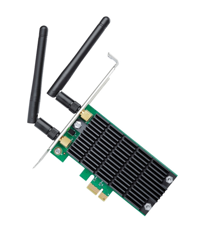 Tarjeta pci express wifi archer t4e 2.4ghz y 5ghz dual band ac1200 tp link