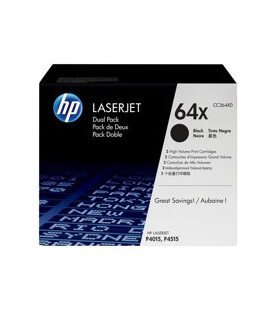 Toner hp ce250xd negro 10.500pag cnxxx - cpxxx paquete 2 unidades