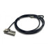 Cable de seguridad coneptronic para portatiles 1.8m combinacion