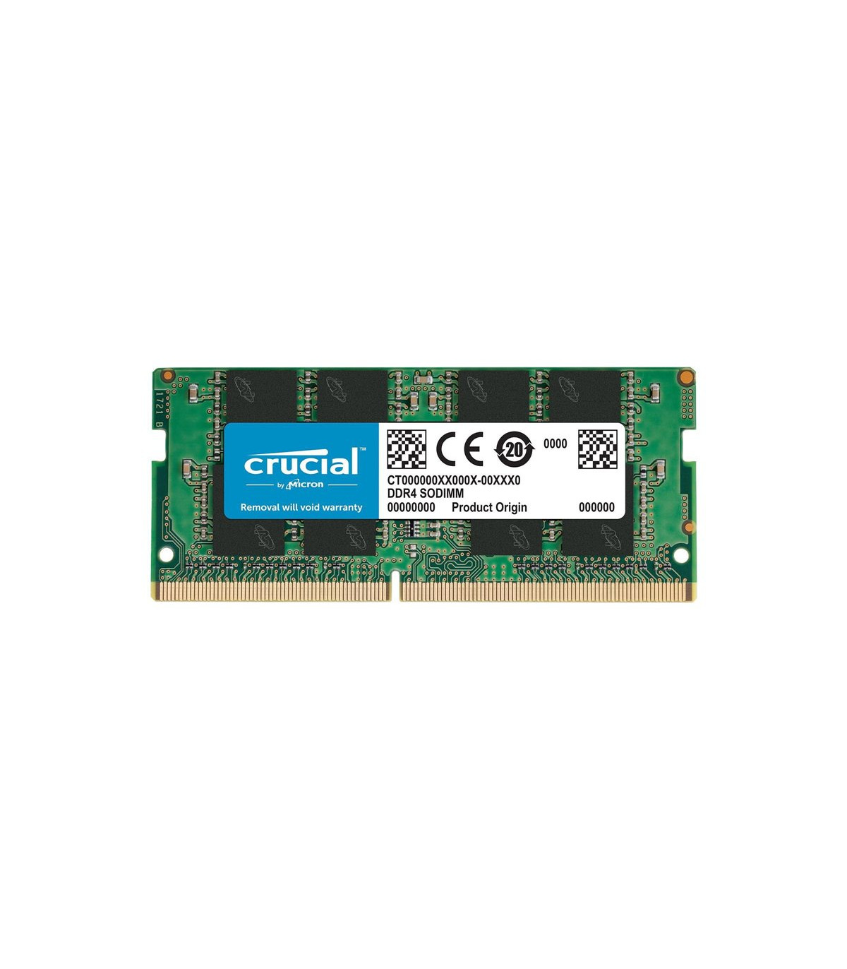 Memoria ram ddr4 8gb crucial - sodimm - 3200 mhz - pc4 25600  cl22