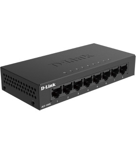 Switch d - link 8 puertos gigabyte plug & play metal