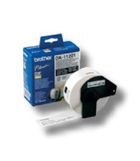 Etiquetas papel precortada brother dk11201 29 x 90 mm 400 - e ql - 500a ql - 500bw ql - 560 ql - 570 ql - 1050