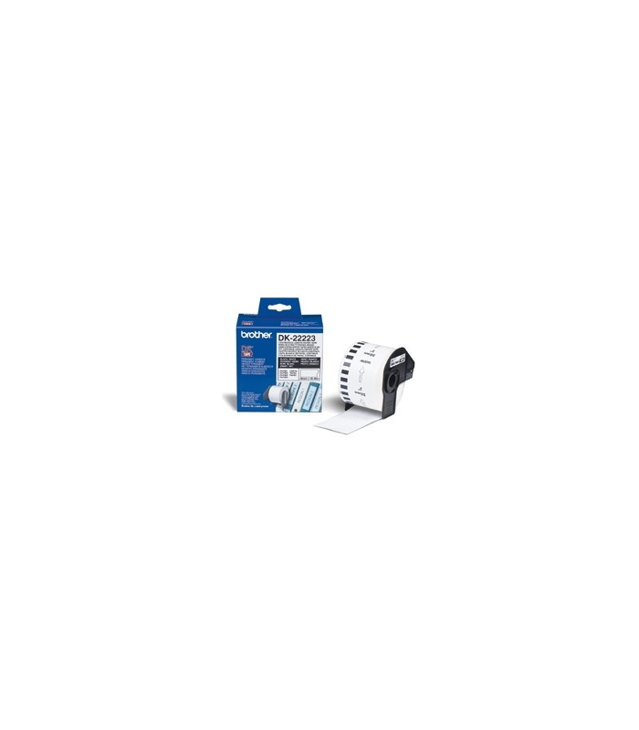 Etiquetas cinta continua brother blanca dk22223 ql - 500a ql - 500bw ql - 560 ql - 570 ql - 580n ql - 1050 ql - 1060n