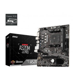 Placa base msi am4 a520m - a pro m - atx
