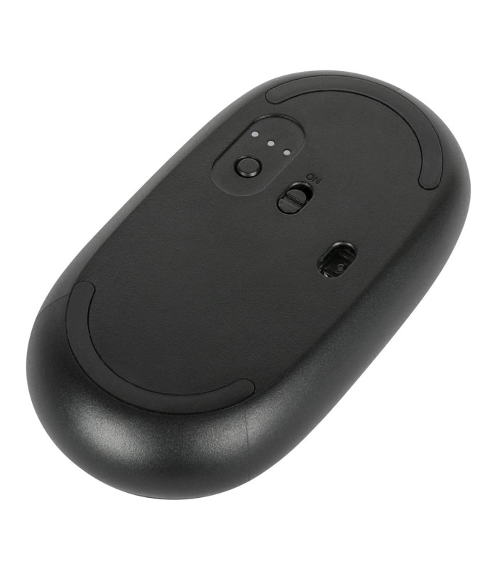Raton targus compact multi - device wireless+bt inalambrico antimicrobiano negro