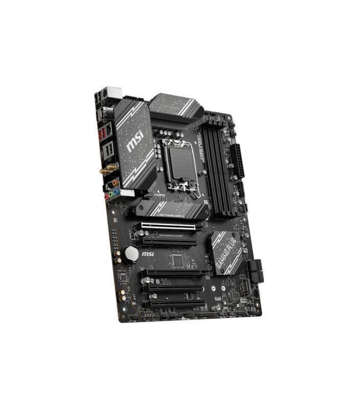 Placa base msi 1700 b760 gaming plus wifi atx -  4x ddr5 -  4x sata3 -  2x usb 3.2 -  1x usb tipo c -  4x usb 2.0 911 - 7d98 - 0