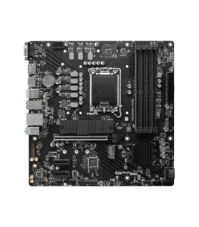 Placa base msi 1700 pro b760m - p m - atx - 4x ddr5 - 4x sata3 - 2x usb 3.2 - 1x usb tipo - 4x usb 2.0 911 - 7e02 - 009