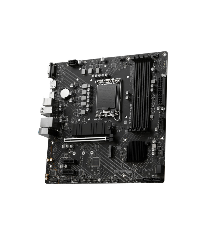Placa base msi 1700 pro b760m - p m - atx -  4x ddr5 -  4x sata3 -  2x usb 3.2 -  1x usb tipo -  4x usb 2.0 911 - 7e02 - 009