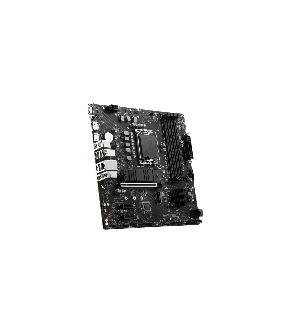 Placa base msi 1700 pro b760m - p m - atx -  4x ddr5 -  4x sata3 -  2x usb 3.2 -  1x usb tipo -  4x usb 2.0 911 - 7e02 - 009