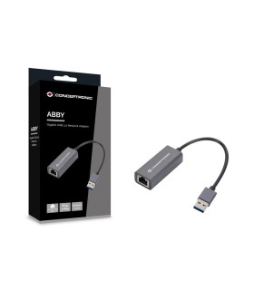 Adaptador usb 3.2 a rj45 conceptronic macho - hembra - compatible con nintendo switch