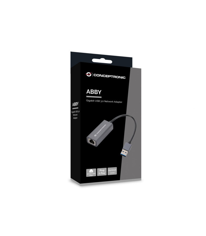 Adaptador usb 3.2 a rj45 conceptronic macho - hembra - compatible con nintendo switch