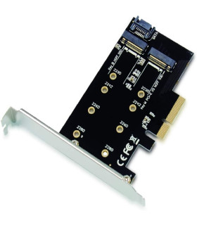 Tarjeta controladora conceptronic emrick04b pci express 3.0 x4 - 2 x ssd m.2