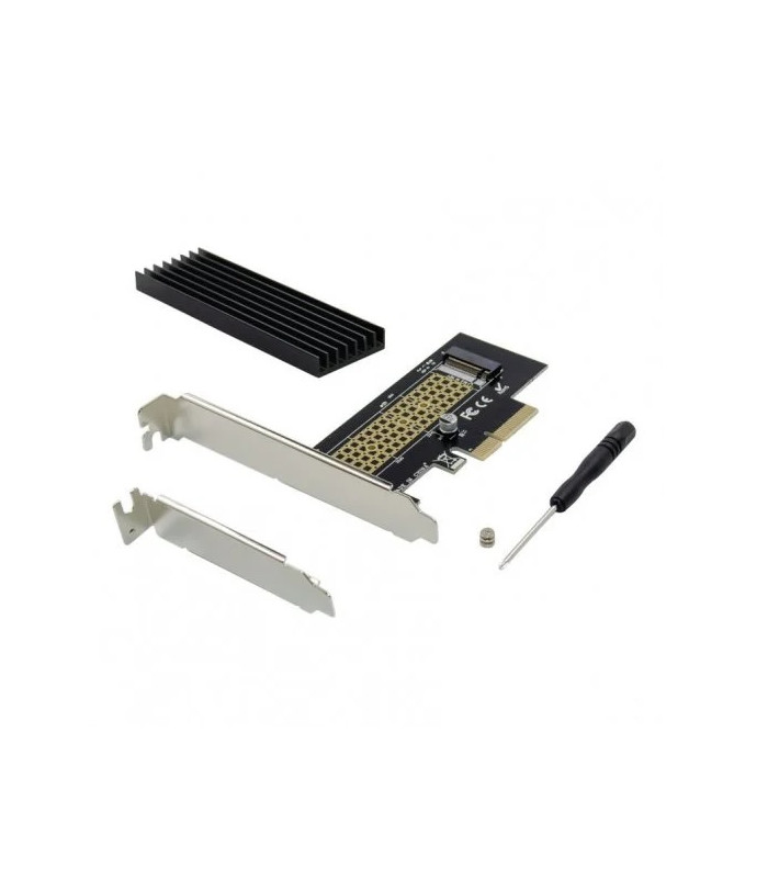 Tarjeta controladora conceptronic emrick05bs pci express a disco ssd m2 con disipador de aluminio ( no compatible m2 clave b)