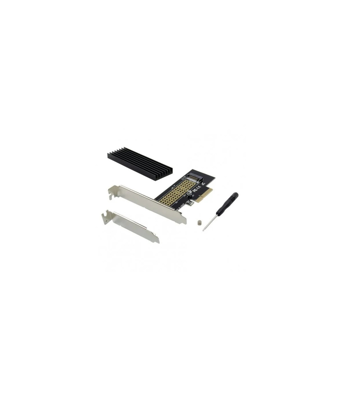 Tarjeta controladora conceptronic emrick05bs pci express a disco ssd m2 con disipador de aluminio ( no compatible m2 clave b)