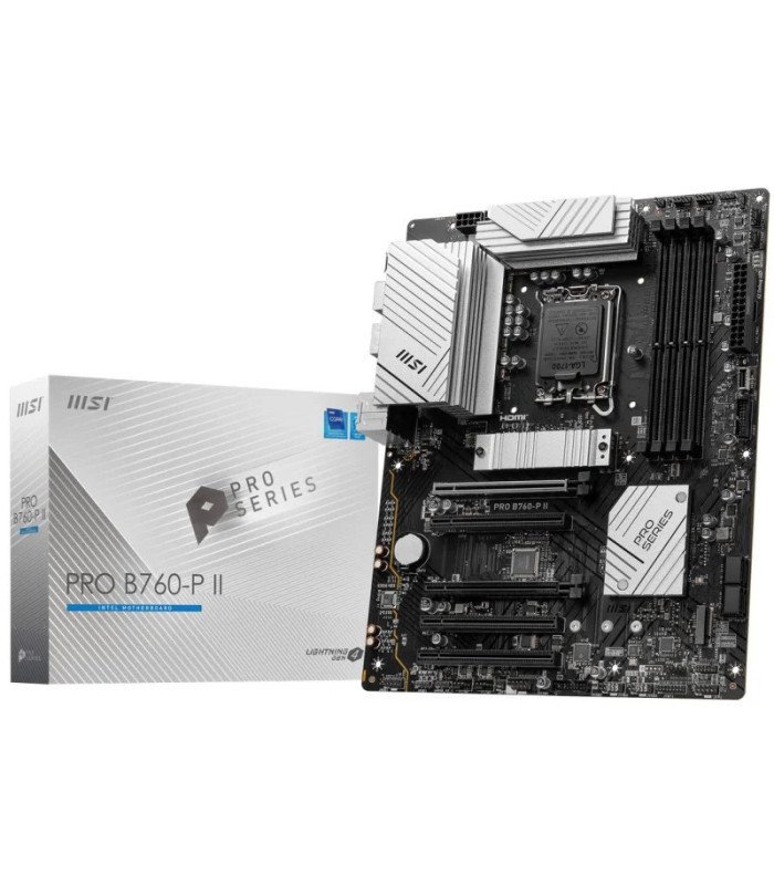 Placa base msi 1700 pro b760 - p ii ddr5 atx